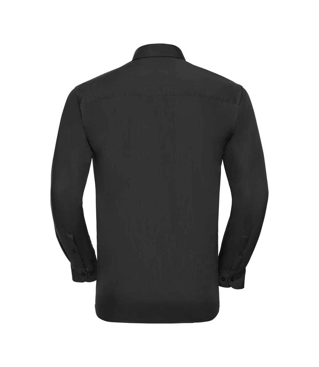Chemise Classic Homme Noir Russell Collection-2