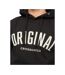 Mens Kensby Hoodie Black Crosshatch-4