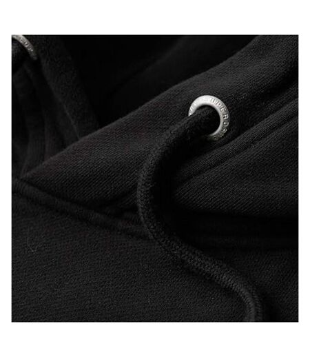 Sweat à capuche noir femme superdry tonal core - l