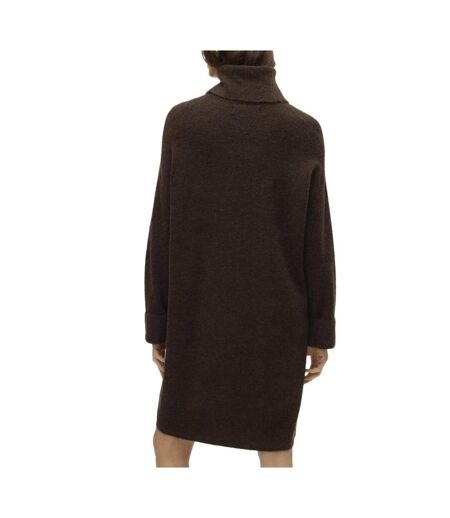 Robe pull marron femme vero moda vmjupiter
