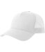 Rapper 5 Panel Cotton Sustainable Trucker Cap White Atlantis-1