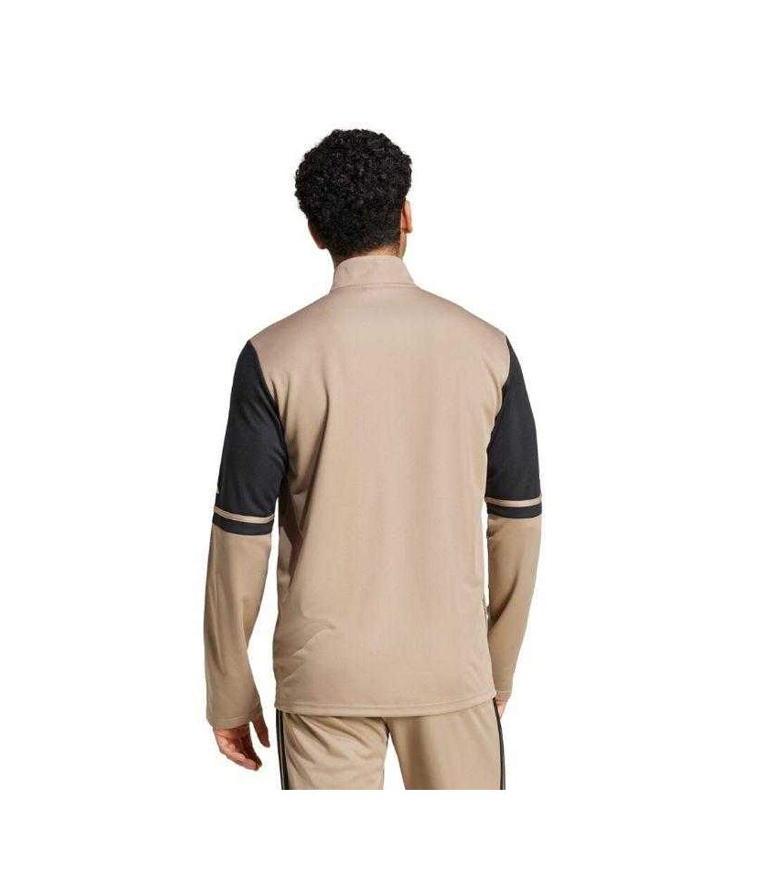 Sweat Entraînement Motif/style 3 Rayures Squadra Homme Beige Crème Noir Adidas-3