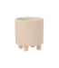 Cache-Pot Déco en Céramique Sable 16cm Beige