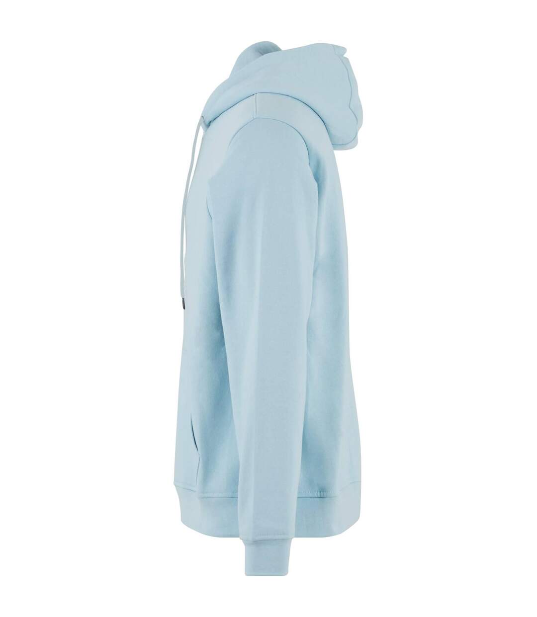 Sweat à capuche basic homme bleu océan Build Your Brand-3