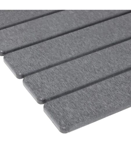 Caillebotis Enroulable Diatomite 39x59cm Gris