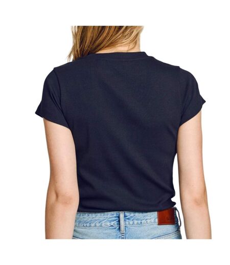 T-Shirt marine femme pepe jeans pl506037