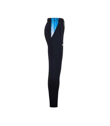 Jogging noir/turquoise homme kappa adric - xxl
