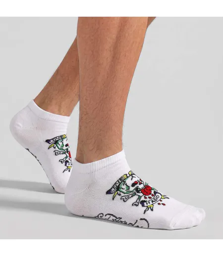 5 Pack Mens Cotton Rich Low Cut Trainer Liner Sports Gym Socks