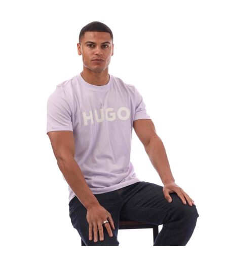 T-shirt Dulivio Homme Violet Hugo