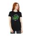 Disney Womens/Ladies Nightmare Before Christmas Roll The Dice Cotton Boyfriend T-Shirt (Noir) - UTBI41587-2