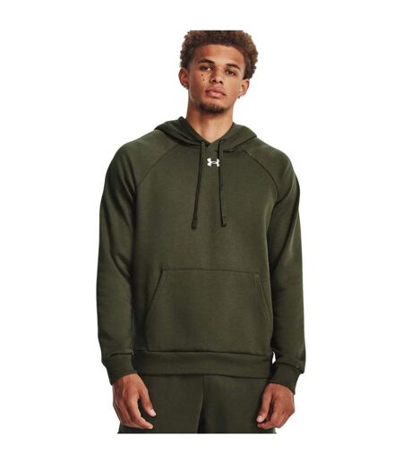 Sweat À Capuche Rival Homme Vert Under Armour