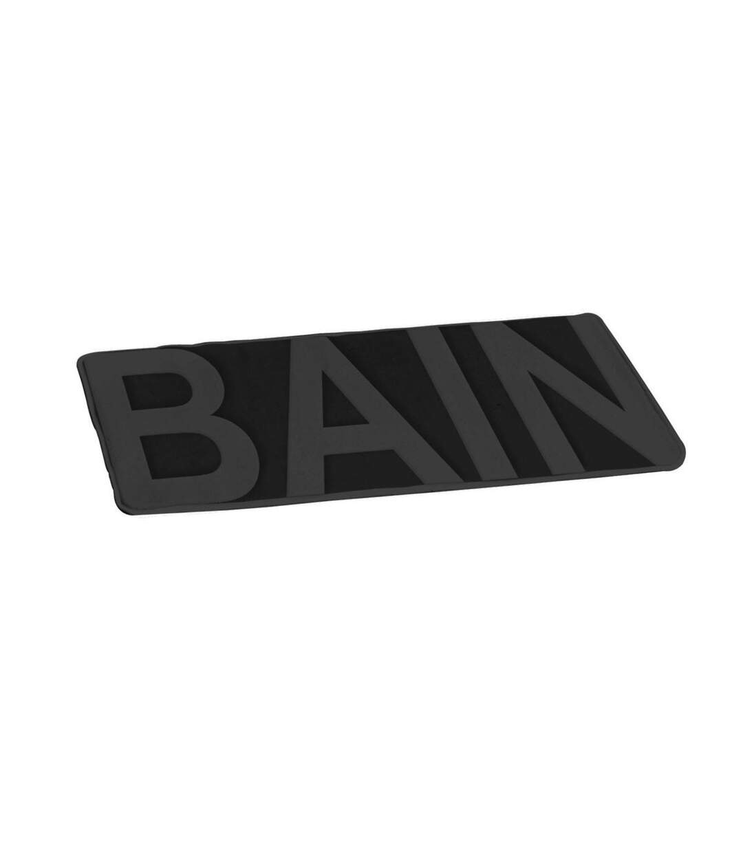 Tapis de Bain Microfibre Relief 45x75cm Noir-2