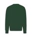 Unisex adult kruger recycled cotton crew neck relaxed fit sweatshirt forest green Iqoniq-2