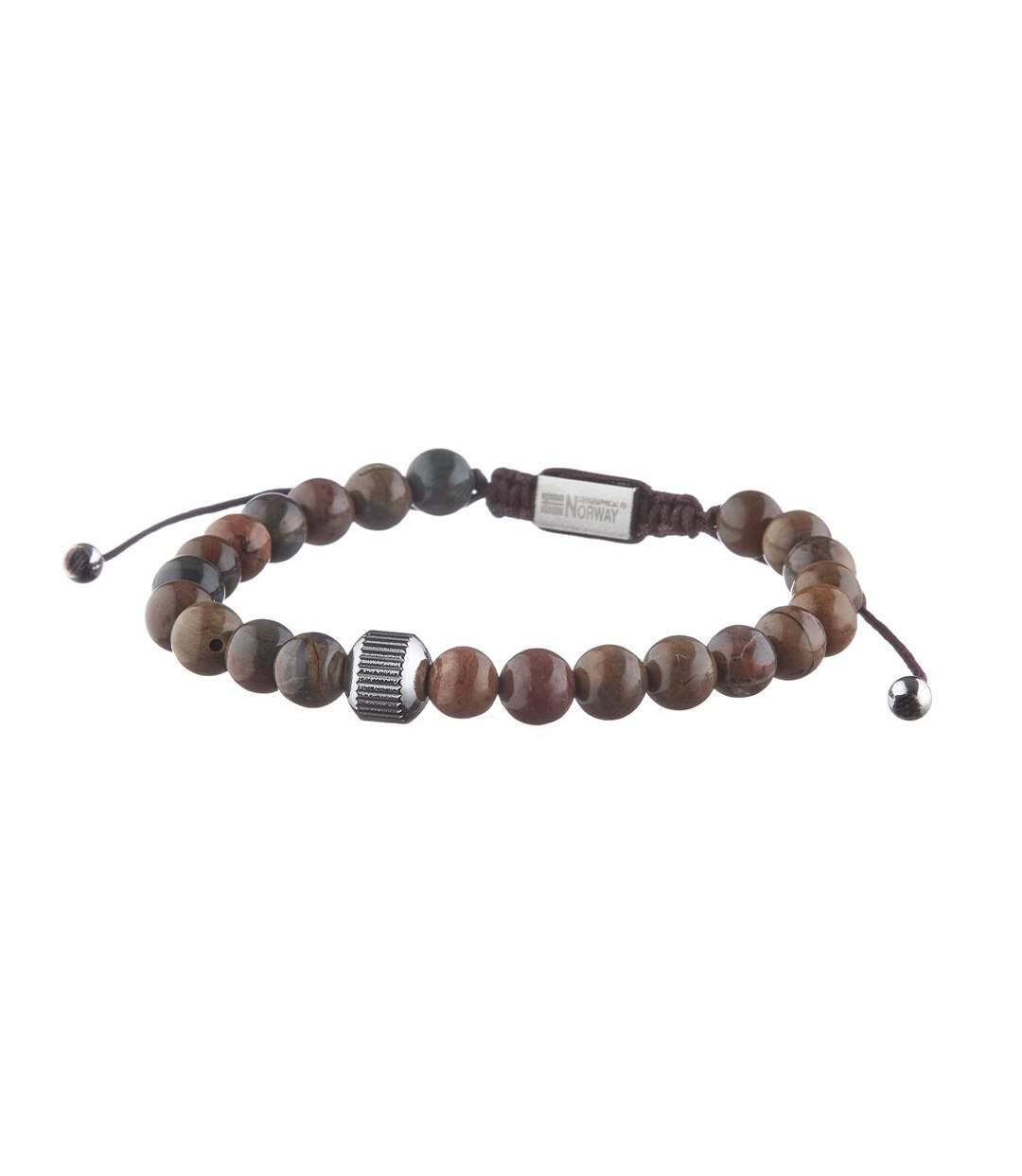 Bracelet perles beige homme geographical norway 315053 - taille unique-1