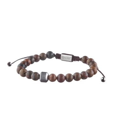 Bracelet perles beige homme geographical norway 315053 - taille unique