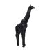 Statuette Déco Girafe Origami 40cm Noir-3