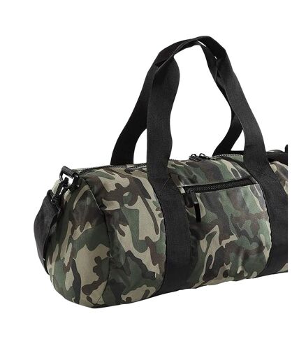 Bagbase Camouflage Barrel / Duffel Bag (20 Liters) (Pack of 2) (Jungle Camo) (One Size)