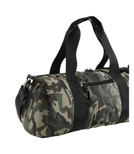 Bagbase Camouflage Barrel / Duffel Bag (20 Liters) (Pack of 2) (Jungle Camo) (One Size)