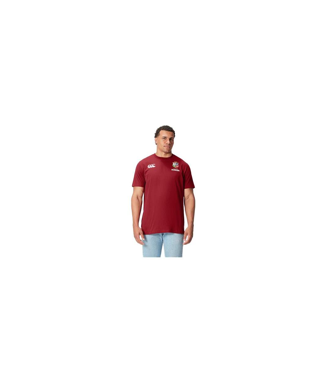 Unisex Adult Tour´25 British & Irish Lions T-shirt Red Canterbury-2