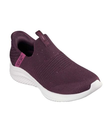 Baskets Ultra Flex 3.0 Femme Bordeaux Skechers