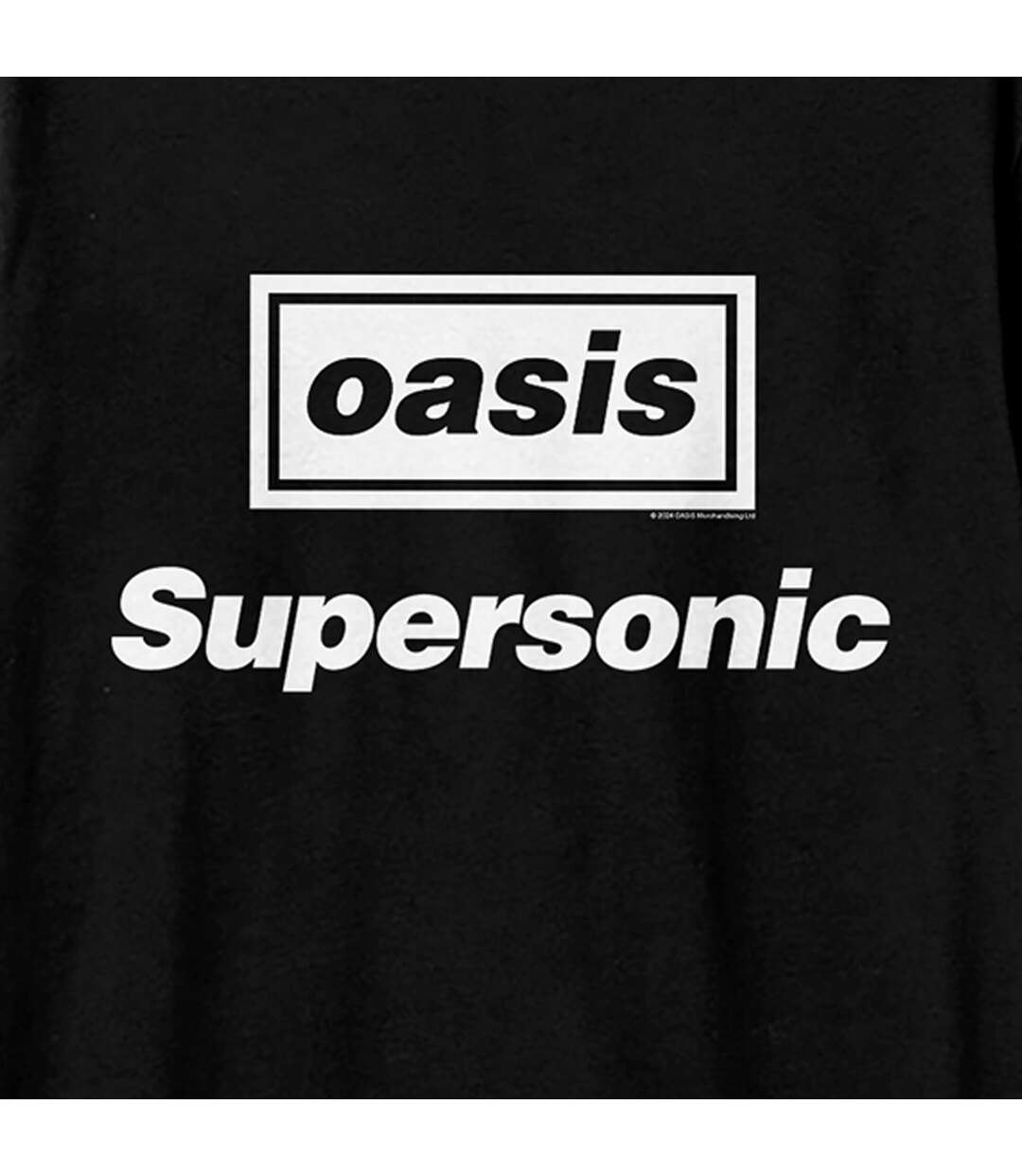 T-shirt supersonic adulte noir Amplified