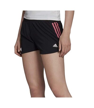 Short noir/rose femme adidas sho - l