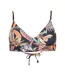 Haut de maillot de bain noir/rose femme o'neill wave-2
