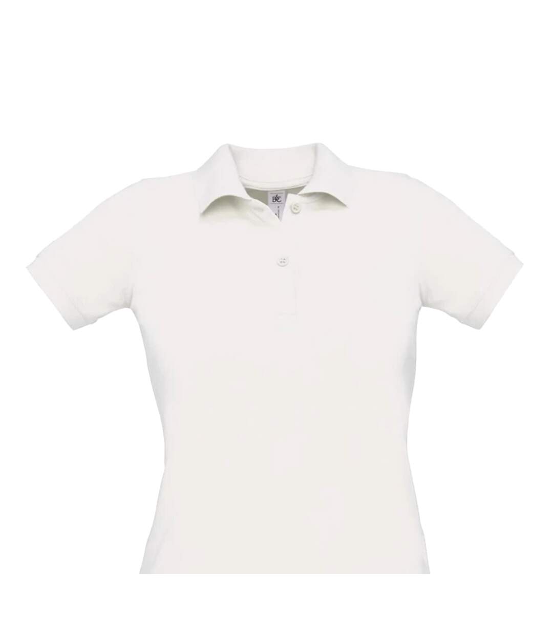 Polo Safran Pure Femme Blanc B&C-2