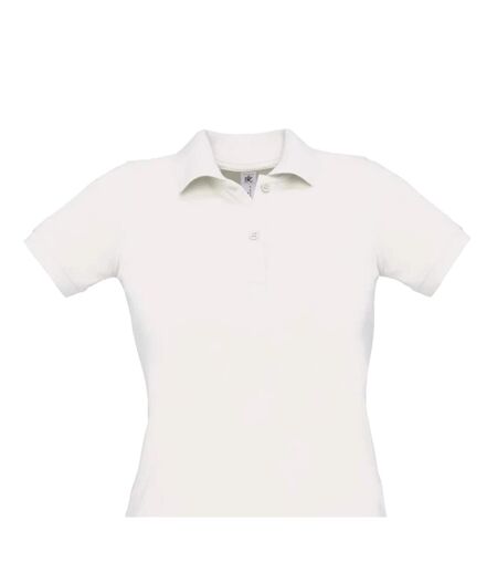 Polo Safran Pure Femme Blanc B&C