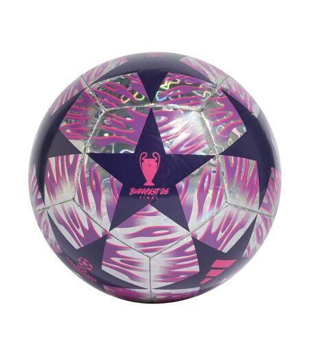 Ballon De Foot Pour Entraînement Motif/style Ligue Des Champions De L´uefa Final Taille 5 Violet Noir Adidas