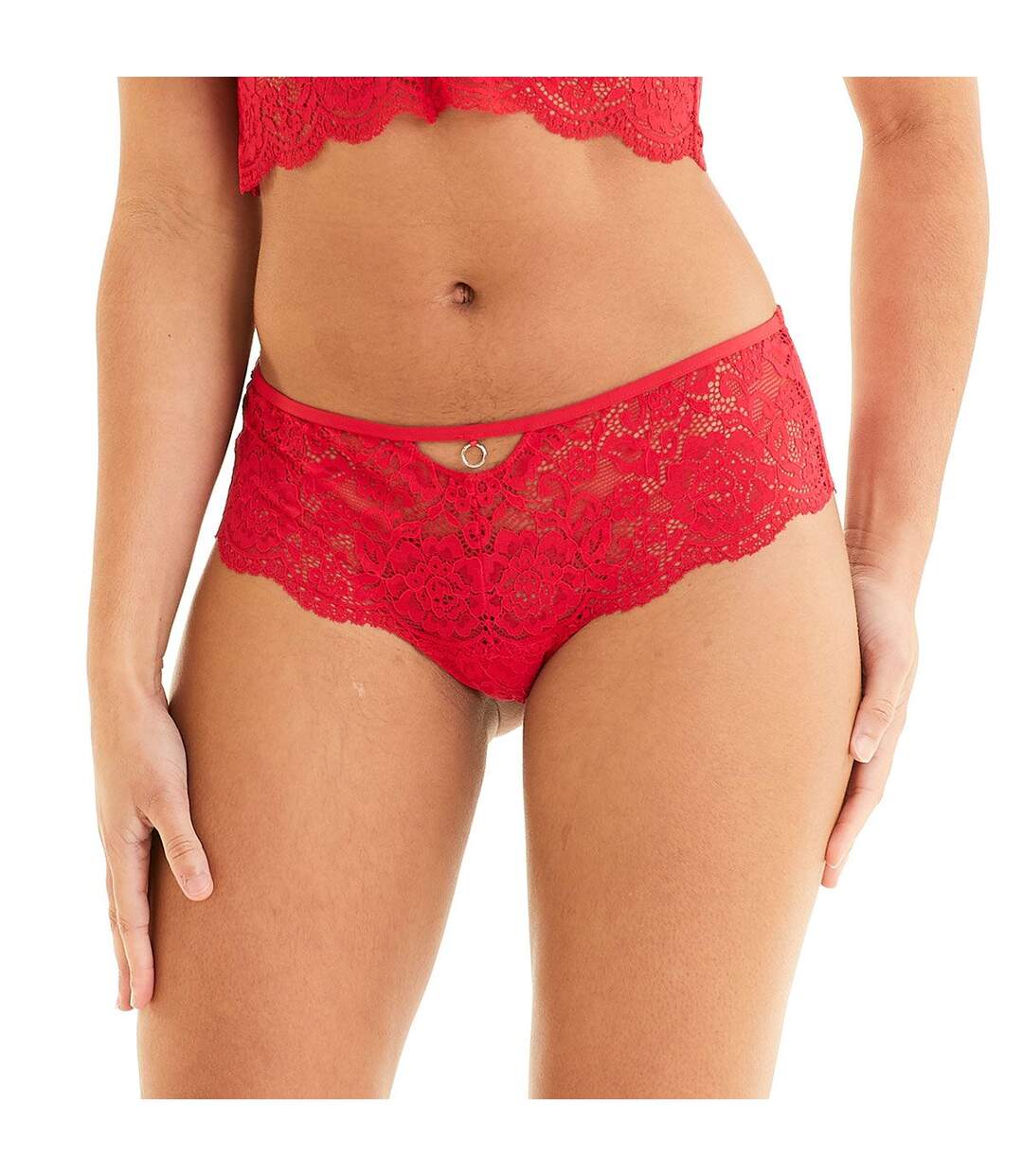 Shorty tanga rouge Fahrenheit-2