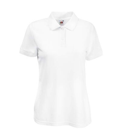 Fruit Of The Loom - Polo manches courtes - Femme (Blanc) - UTBC384