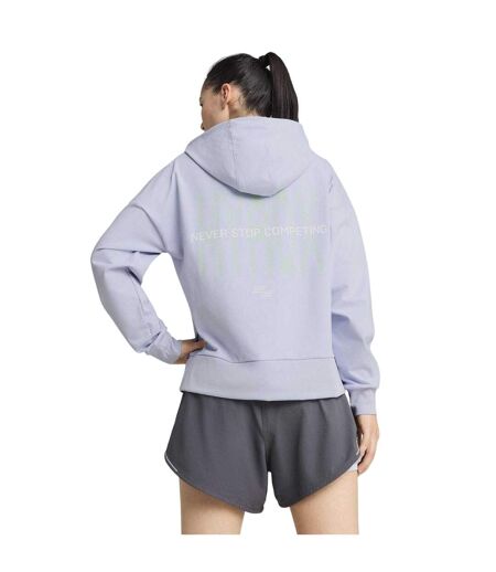 Womens/ladies Hyrox Graphic Print Hoodie Stormy Weather Puma
