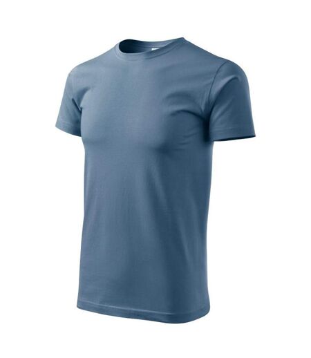 T-shirt Basic Homme Bleu Denim Adler