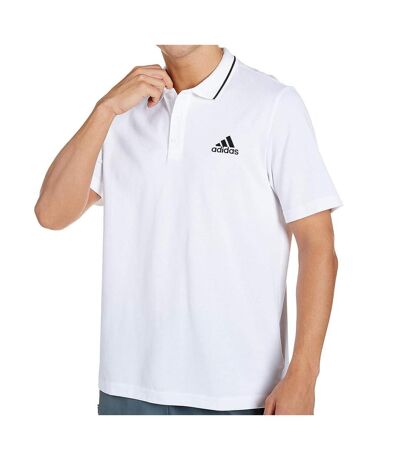 Polo Blanc Homme Adidas 9221 - L