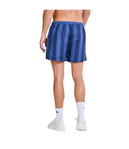 Mens Staziona Vertical Stripe Swim Shorts Navy Ellesse