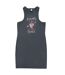 Amplified Womens/Ladies Hackney Diamonds The Rolling Stones Fitted T-Shirt Dress (Charcoal) - UTGD1358