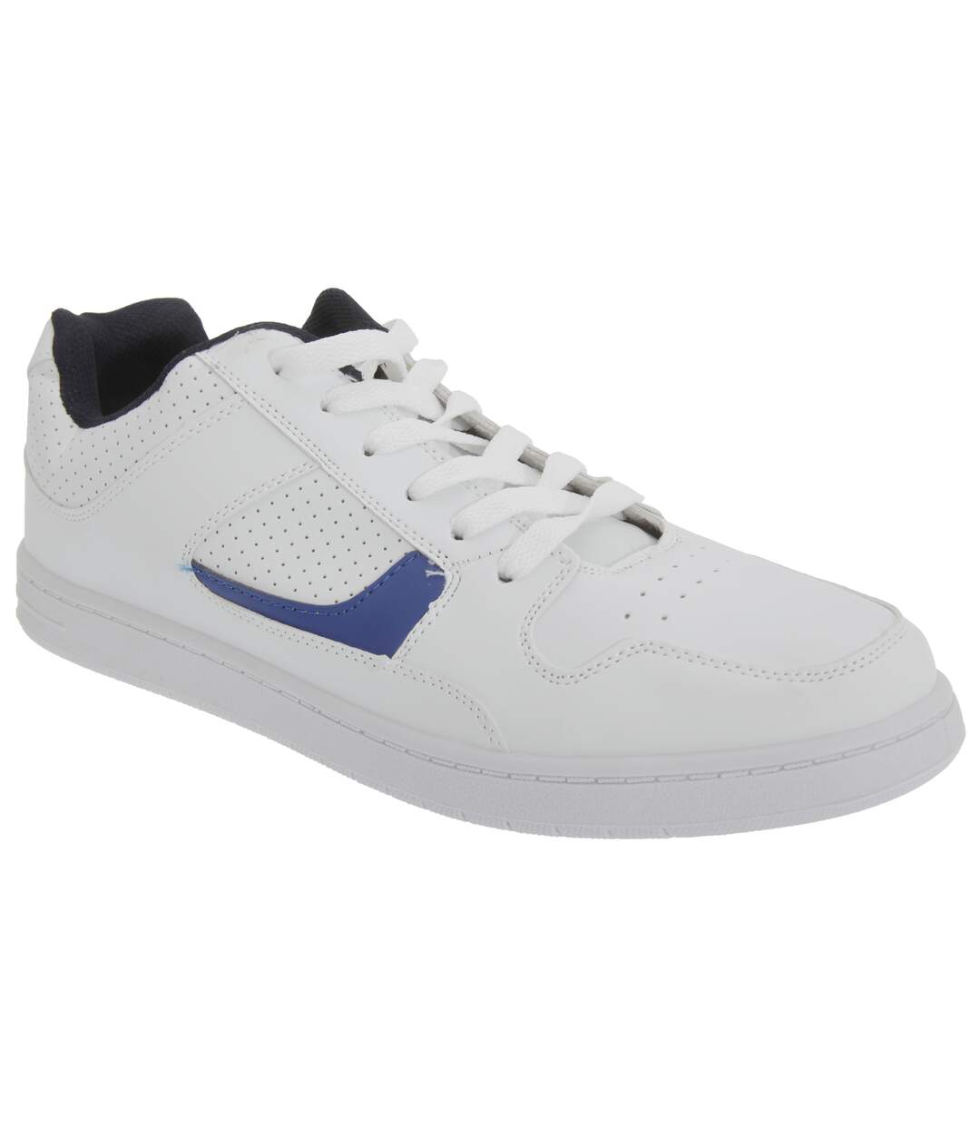 Euston baskets homme blanc/bleu marine Dek-1