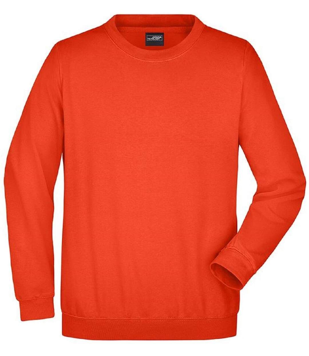 Sweat-shirt col rond - JN040 - rouge grenadine - mixte homme femme