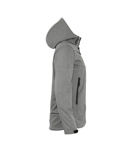 Womens/ladies Grayland Padded Jacket Anthracite Melange Clique