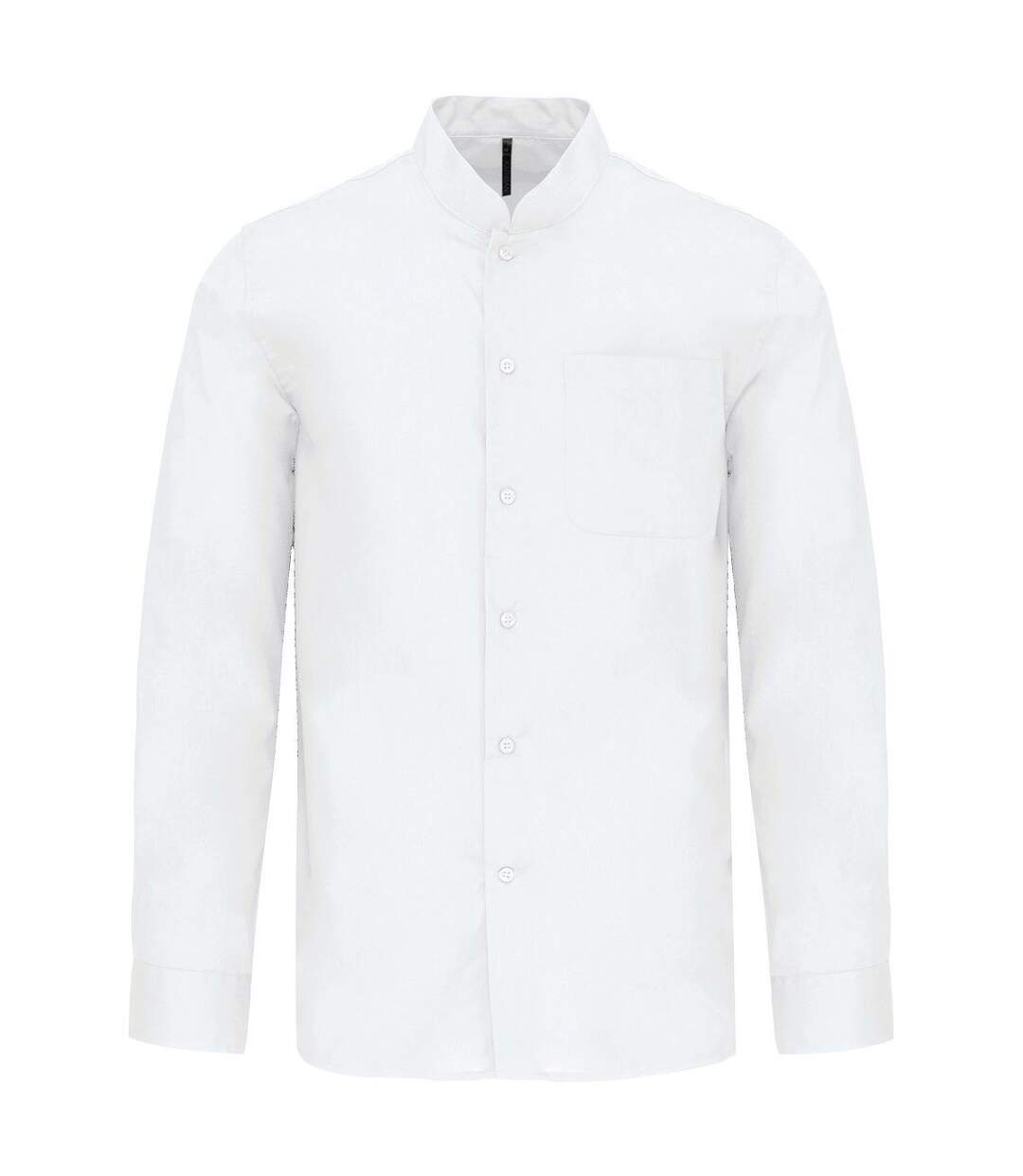 Chemise col mao manches longues - Homme - K515 - blanc