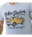 T-shirt homme regular en jersey 160gr acid wash print devant Truck Vondutch-2