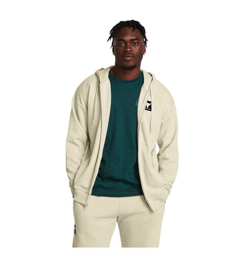 Mens Rock Sweat Jacket Brown Under Armour