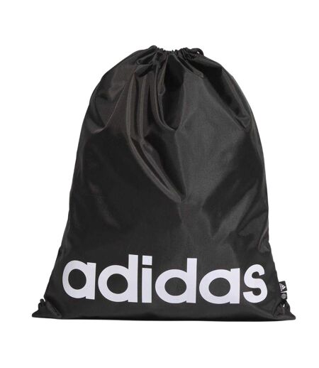 Essentials Logo Gym Drawstring Bag One Size Black White Adidas