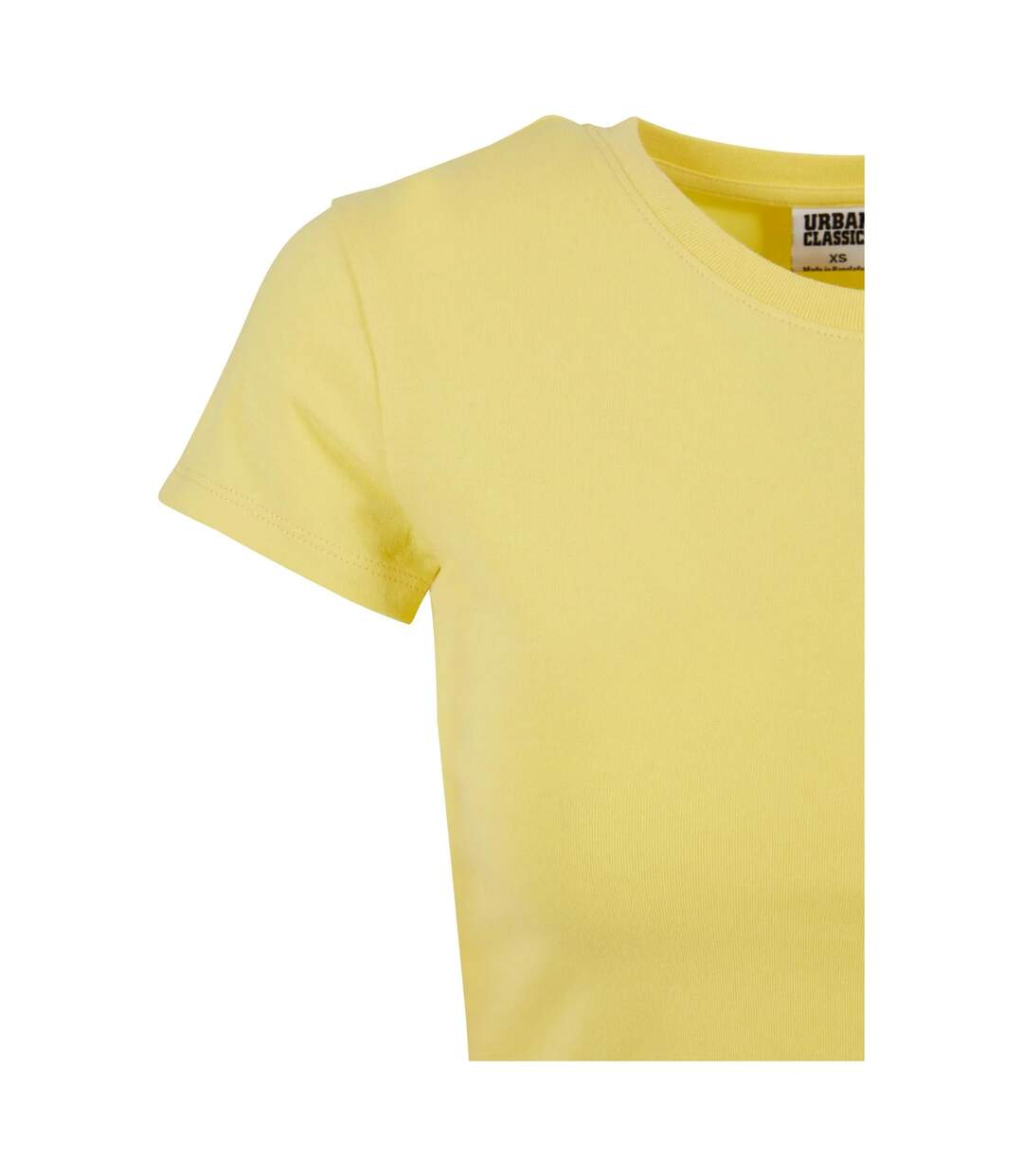 T-shirt Court Femme Vieux Jaune Urban Classics-3