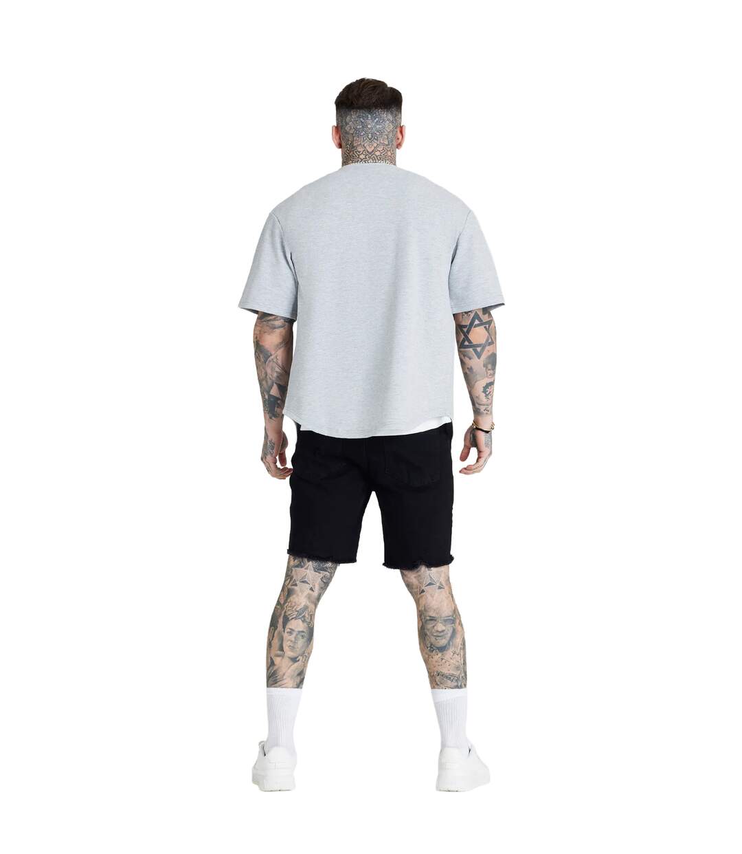 Maillot homme gris chiné SikSilk-2