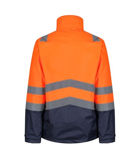 Mens 3 in 1 high-vis jacket orange/navy Regatta