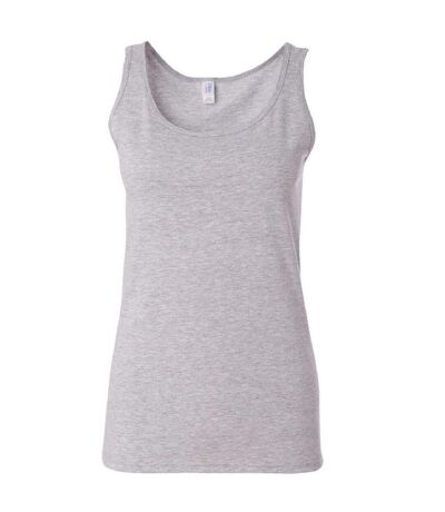 Débardeur femme gris sport Gildan