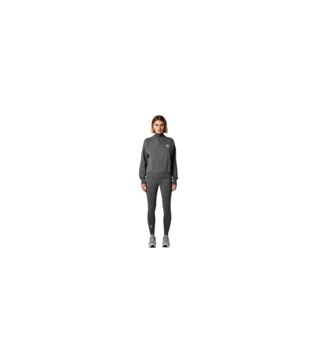 Womens/ladies Cotton Jumper Grey Red Run