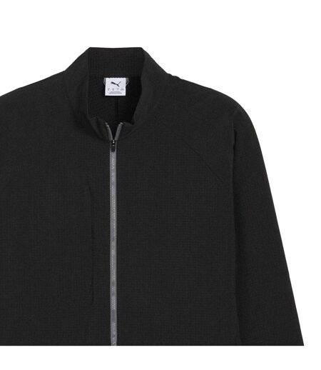 Mens Cypress Performance Golf Soft Shell Jacket Black Puma